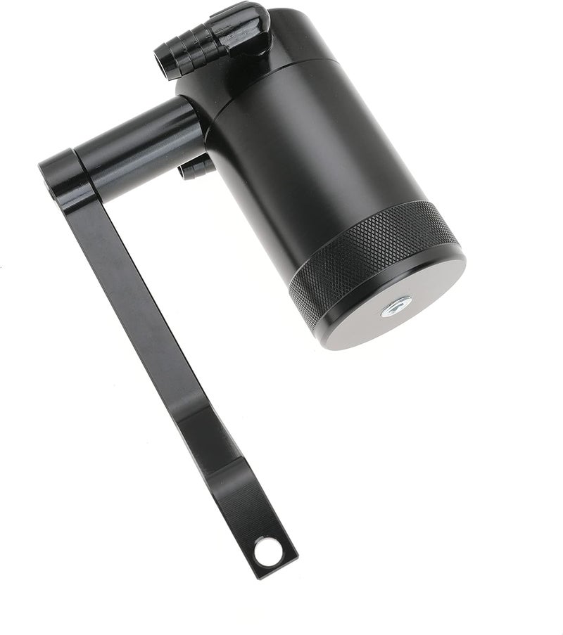 Jofynzo Billet Catch Can with HEMI Technology Z-Bracket for Dodge Challenger, Charger, Chrysler 300, Jeep Grand Cherokee (Black) - Image 3