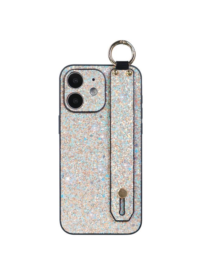 S-TOP Case For iPhone 11 Flash Diamond Wristband Holder Phone Case - Image 1