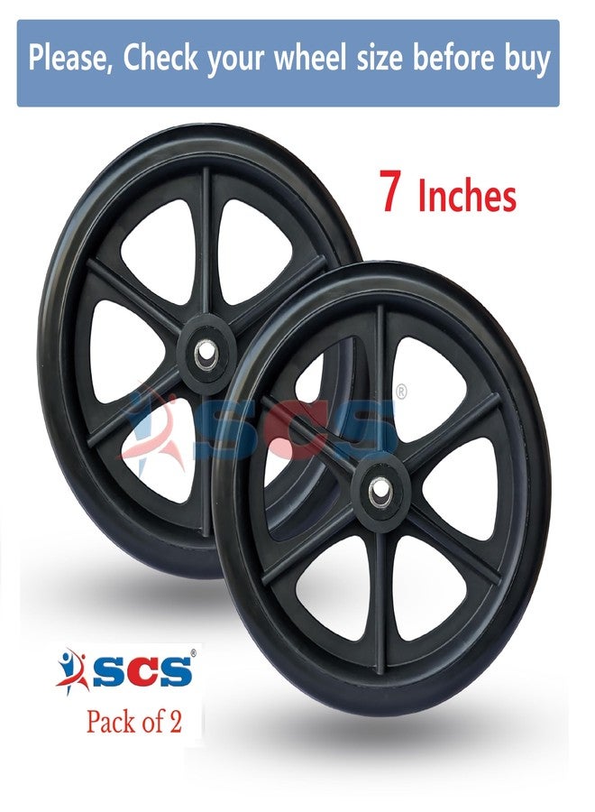 SCS عجلة أمامية لكرسي متحرك من نوع SCS (7 بوصات) - Image 2