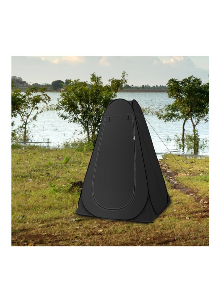 OUUTMEE Portable Folding Toilet Tent, Outdoor Changing Clothes Tent, Outdoor Privacy Tent, Pop-up Shower Tent, Beach Dressing Room with Carry Bag, Suitable for Shower/Toilet/Camping/Beach - Image 2