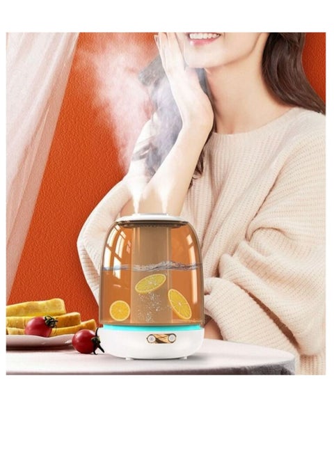 X21 3000ml Double Spray Humidifier Ultrasonic Mistorizer Fog Mist Maker Essential Oil Aroma Diffuser for Home Office - White