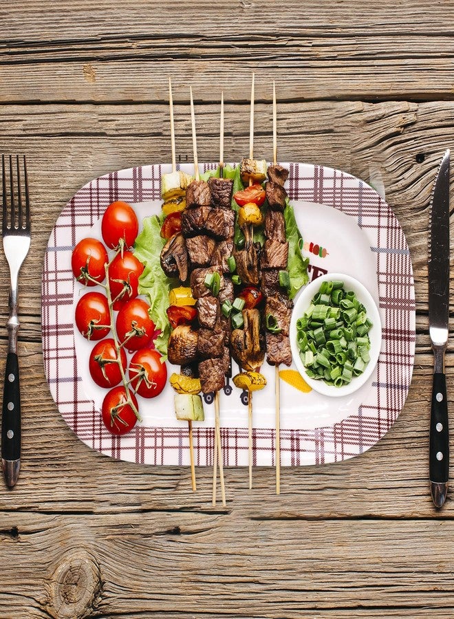 WorldBazaar Fathers Day Gift Daddys Grill Plate Grilling Platter Dad Barbecue Serving Tray Dishes Men Grandpa BBQ Plaid Holiday Birthday Father's Gifts - Image 5