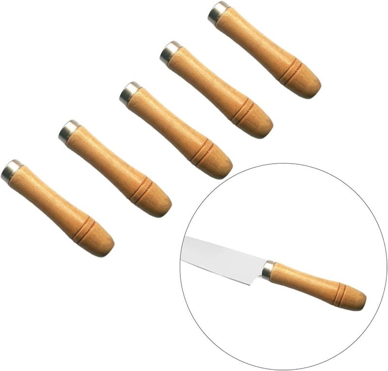 Large Woodworking Hand Tool Set 5 Pieces Wooden File Handle Wood Rasp Carpentry File Cutting Tool - Image 5