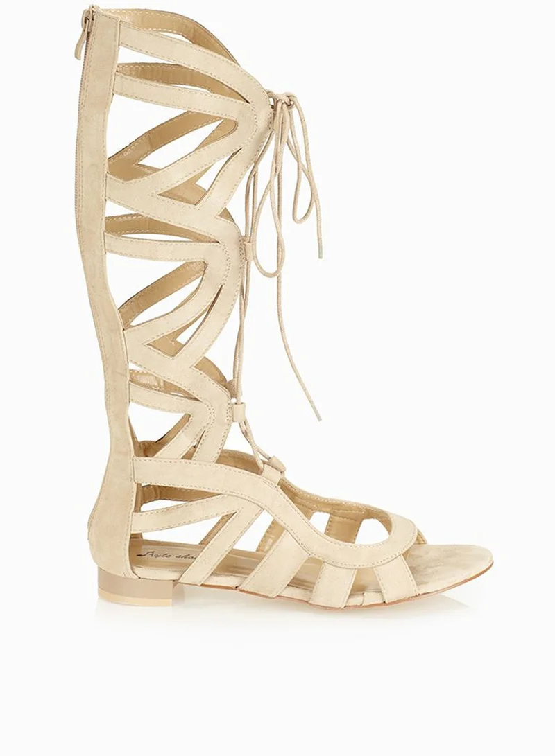 Style Shoes Gladiator Lace Up Sandals