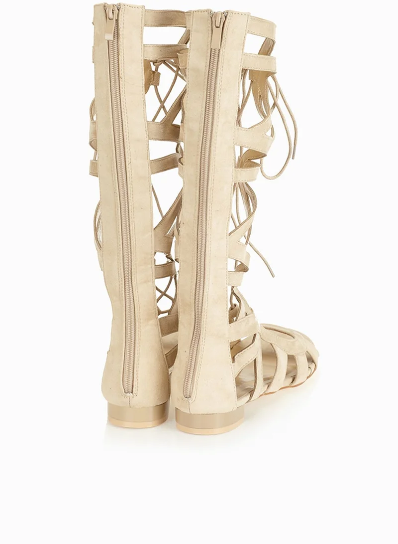 Style Shoes Gladiator Lace Up Sandals