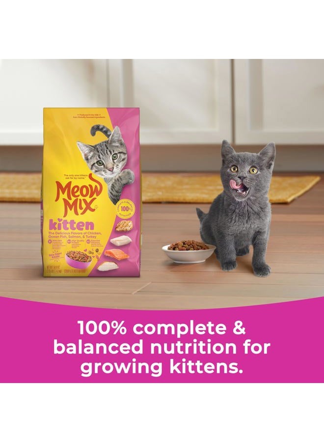 Meow Mix Kitten Li'L Nibbles Dry Cat Food, 3.15 Pound Bag (Pack of 4) - Image 2