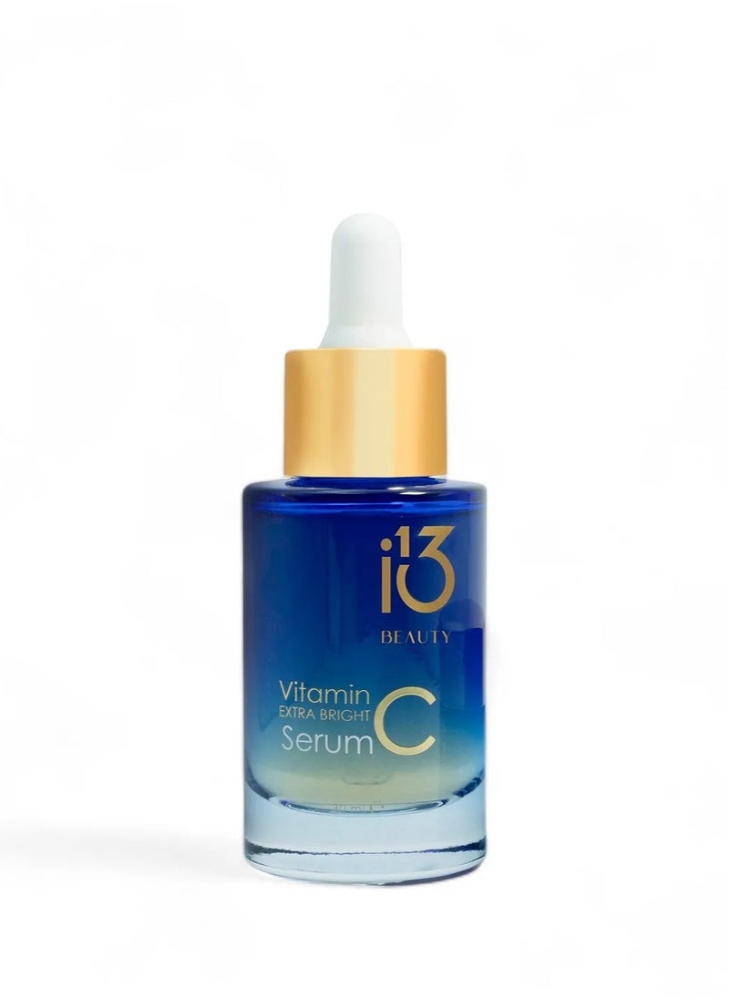 i13 Beauty - i13 Beauty Vitamin C Extra Bright Serum – Deep Hydration, Skin Brightening, Dark Spot Corrector, Anti-Aging & Firming Formula – Hyaluronic Acid & Antioxidant Boost – 30ml - Image 1