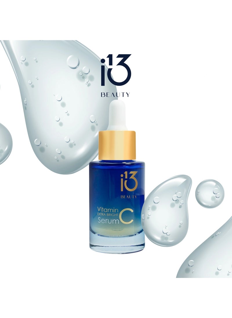 i13 Beauty - i13 Beauty Vitamin C Extra Bright Serum – Deep Hydration, Skin Brightening, Dark Spot Corrector, Anti-Aging & Firming Formula – Hyaluronic Acid & Antioxidant Boost – 30ml - Image 1