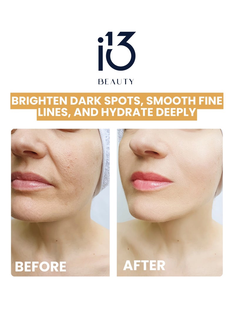 i13 Beauty - i13 Beauty Vitamin C Extra Bright Serum – Deep Hydration, Skin Brightening, Dark Spot Corrector, Anti-Aging & Firming Formula – Hyaluronic Acid & Antioxidant Boost – 30ml - Image 1
