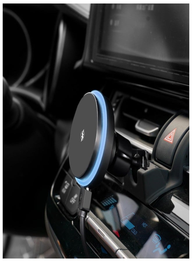 BEHAVE Strong Magnetic Wireless Charging Mount for Toyota CH-R 2017-2024,Car Phone Holder Mount for Toyota CHR 2017-2024,Compatible for MagSafe,iPhone 13 14 15,Smartphones - Image 1