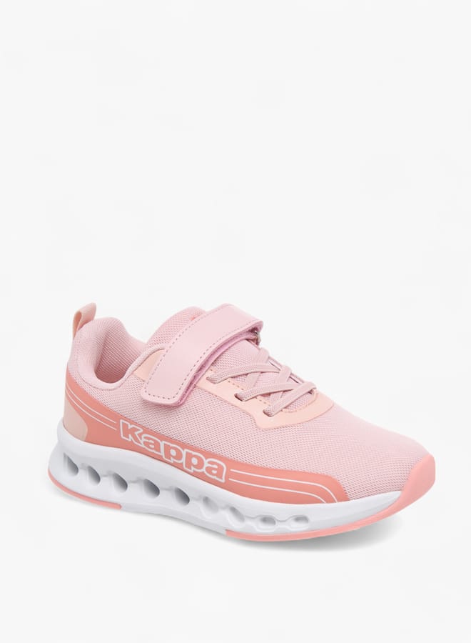 Kappa Girls Logo Detail Sports Shoes With Hook And Loop Closure - Image 1