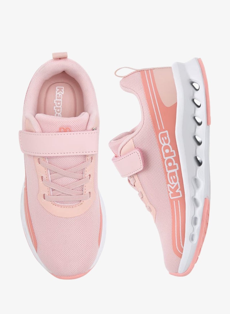 Kappa Girls Logo Detail Sports Shoes With Hook And Loop Closure - Image 2