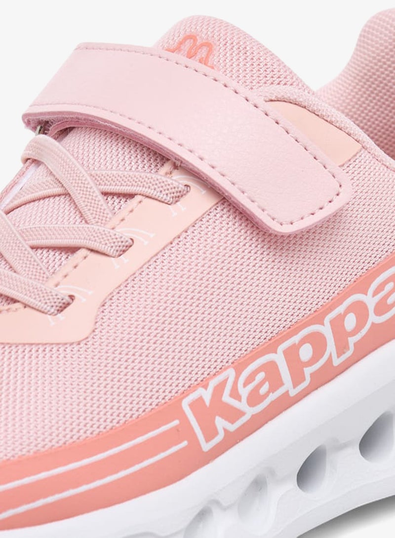 Kappa Girls Logo Detail Sports Shoes With Hook And Loop Closure - Image 4