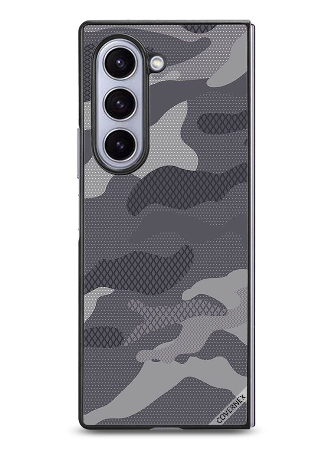 Covernex Samsung Galaxy Z Fold6 Protective Case Cover Camouflage Pattern - Image 1