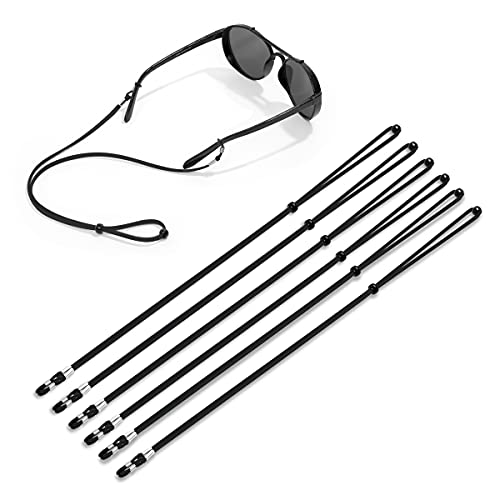 VOOGLASS Glasses Strap(6 PCS) Sports Eyeglass Strap,Adjustable Sunglasses Lanyard Neck Holders Cord Retainer for Men Women - Image 1