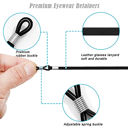 VOOGLASS Glasses Strap(6 PCS) Sports Eyeglass Strap,Adjustable Sunglasses Lanyard Neck Holders Cord Retainer for Men Women - Image 3