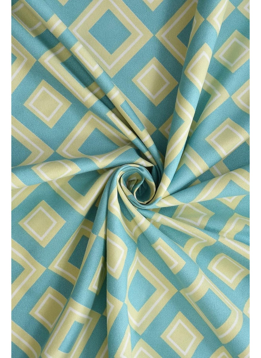 MORADO MORADO Glace Cotton Single Duvet CoverRajai CoverBlanket Cover with Zipper 60x90 Inche Green Yellow  - Image 3
