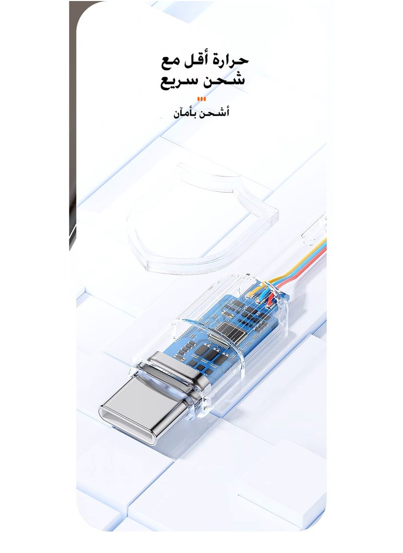 ESSAGER - Essager 2 METER 60W C To C Type C Cable USB C PD Fast Charging for IPhone15 -16 series MacBook Samsung Xiaomi Type C USB C Cable - Image 1
