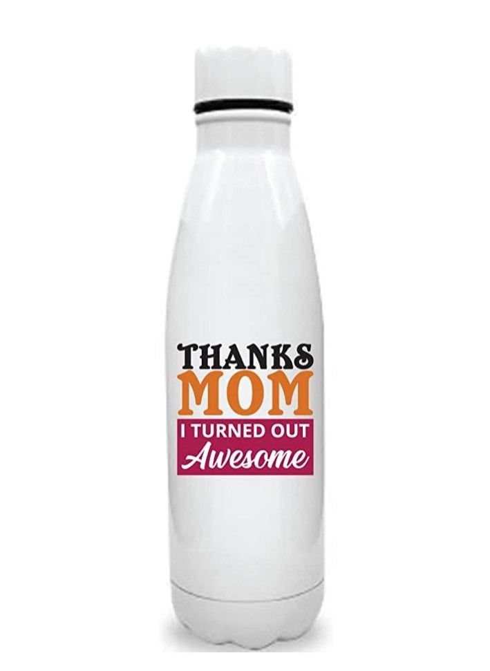 PRINTSHOP4ME - Drinking Flask or thermal water bottle gifts for Mom on Mothers day Design 1 - Image 1