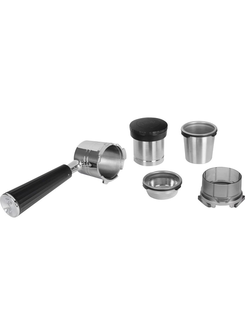 نينجا Ninja Luxe Essential 2-in-1 Coffee Maker, Latte, Cappuccino & Espresso Maker with Built-in Coffee Grinder & Milk Frother, Easy to Use, 2 Automated Frothing Modes, Silver, ES501EU - Image 2