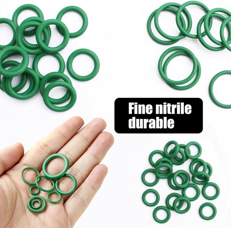 gunhunt 270 PCS Car Seal Ring Kit - Green O-Rings - Image 4