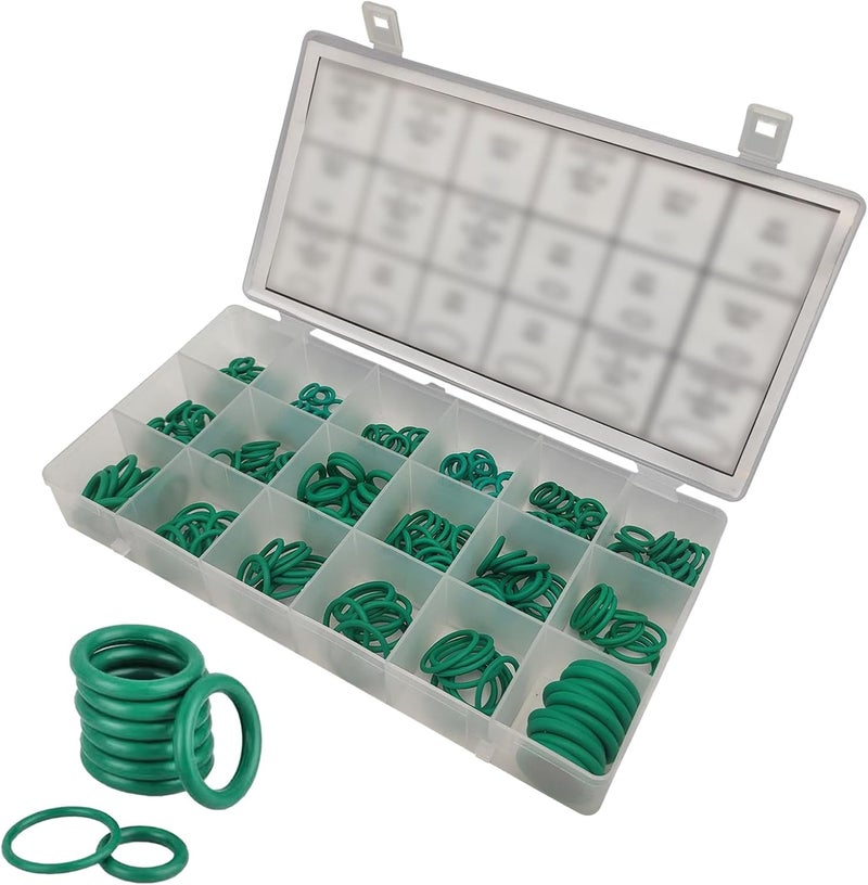 gunhunt 270 PCS Car Seal Ring Kit - Green O-Rings - Image 1