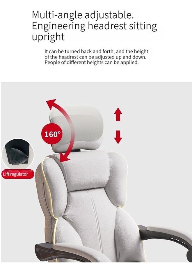 Arabest Gaming Chair 130° Recliner System,PU Leather 100Kg Weight Capacity,Retractable Footrest Adjustable Arm-Rest Office Chair Computer Chair PC Office - Image 5
