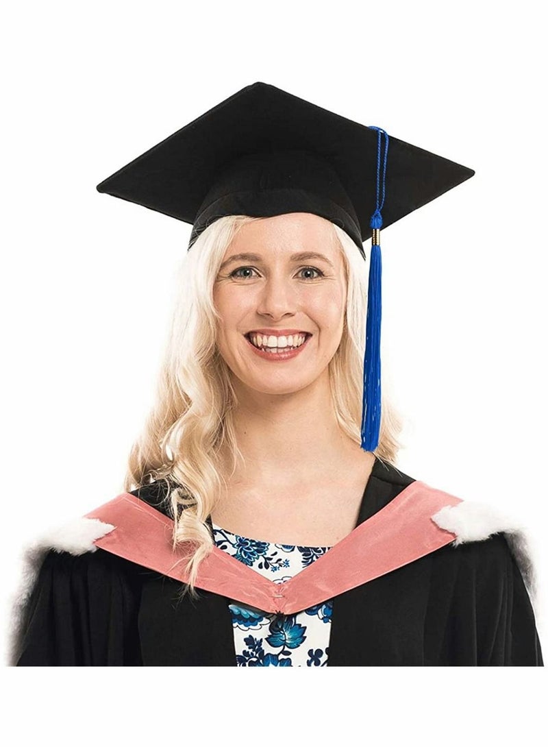 NIBEMINENT Graduation Cap with Tassel for High School and College Black Matte Grad Adjustable Unisex Adult Topper Mortar Board Ceremony Hat Party - Image 3