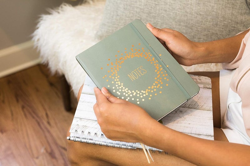 Southworth Southworth Premium Journal 65x 85 Sage Copper Burst Design Premium 28lb105gsm Paper Large Book Bound Journal 3 Ribbon Placeholders 80 Ruled Sheets160 Ruled Pages 91928 - Image 5