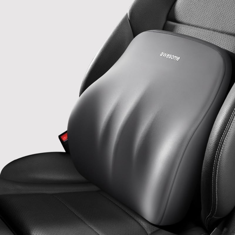 Olpad Memory Foam Back Support Pillow Car Chair Seat Neck Pillow Cervical Support Comfortable Cushion for Back Pain Tension Rest for Chair Office Lumbar Support - Image 1