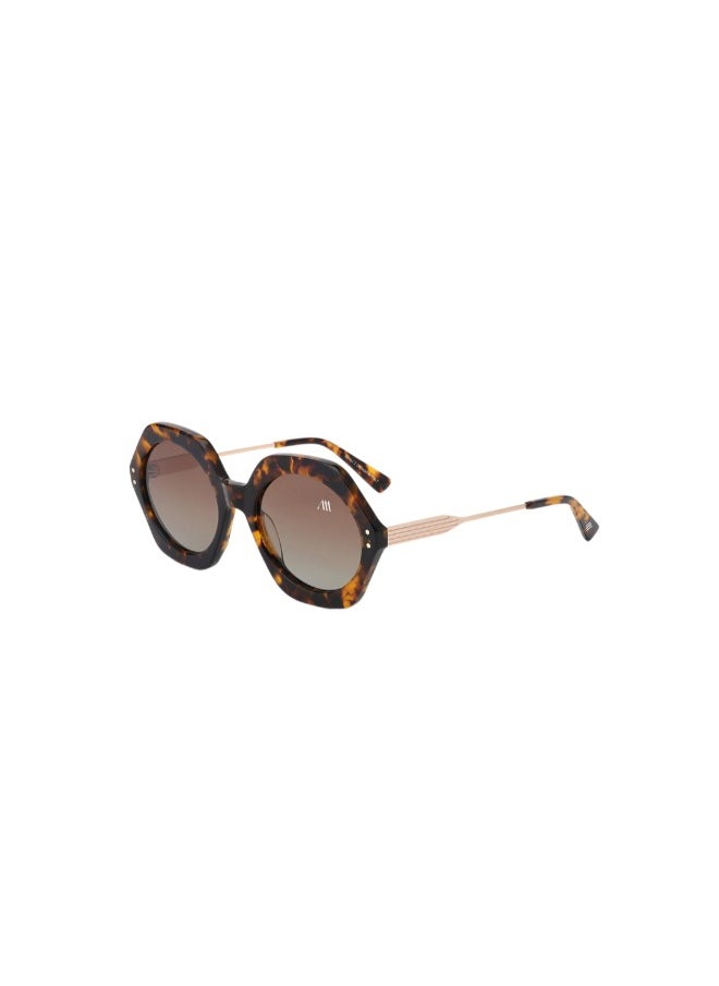 Kemet Eyewear Round Full Rim Women Divina Brown brown Lens 