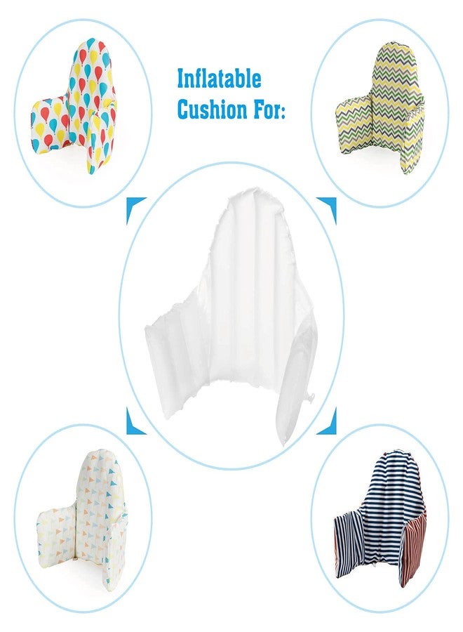DADOUMAN Inflatable Cushion Insert for IKEA Antilop High Chair, Cushion Insert Only, White, 28" L x 14"(Inflated) - Image 3