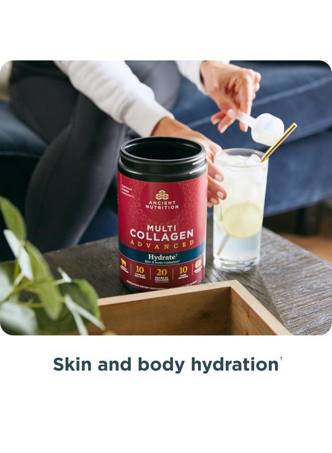 Ancient Nutrition Advanced Multi Collagen Protein Powder Hydrate, Lemon Lime, 30 Servings - Image 4