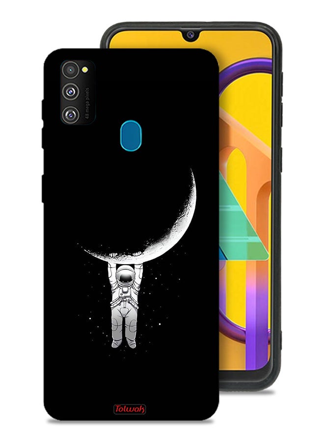 Tolwak Samsung Galaxy M30s Protective Case Cover Hanging From Moon - Image 1