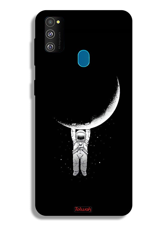 Tolwak Samsung Galaxy M30s Protective Case Cover Hanging From Moon - Image 2