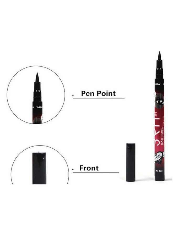 POPETPOP 3 Pcs Black Waterproof Smudge-proof Eyeliner Pencil, Waterproof Eye Liner Water Line Pencil, Long Lasiting Liquid Eyeliner Makeup for Women Girl - Image 3