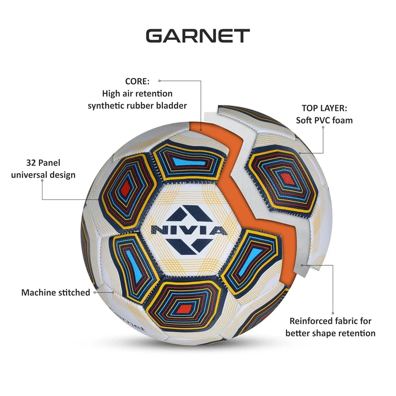نيفيا Nivia Garnet Size 5 Soccer Ball