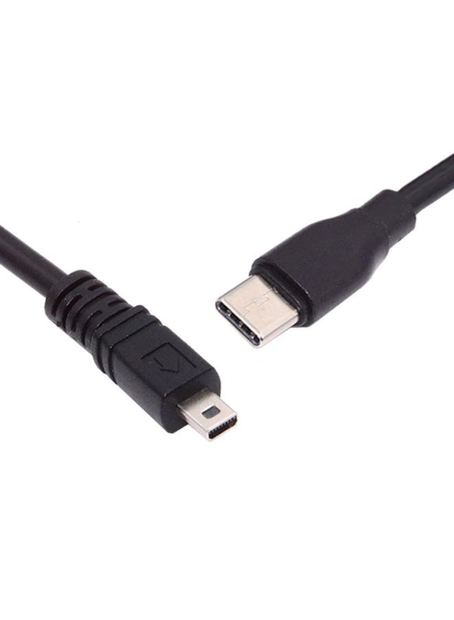 إيغويل كابل USB Nikon UC-E6، كابل توصيل USB C إلى Mini 8Pin لشحن ونقل البيانات للكاميرات COOLPIX D5200 D3200 D7200 S2500 S2600، متوافق مع كاميرات Sony DSLR-A100 A300 A350 A700 A900 DSC-W180 (1.5 متر، 1 عبوة) - Image 4
