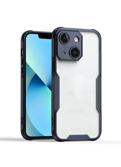 HuHa Case Cover For iPhone 13 Armor Shockproof PC Hybrid TPU Phone Case Black 