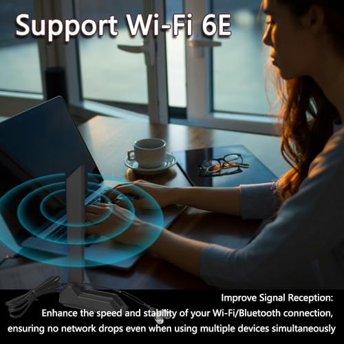 GinTai هوائي GinTai WiFi 6E لجهاز ASUS ROG Strix X570-E X570-PRO Gaming Z690-PLUS B550-A B450-F B650-A B650E-F Z690-F Z790-F Z790-A Z690-A Z790-E Z790-I Z690-E Gaming/ROG Strix B550-F Gaming/Prime B550-PLUS - Image 5