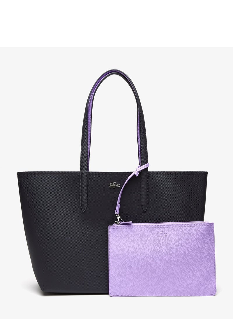 LACOSTE Anna Reversible Bicolour Tote Bag camera bag - Image 1