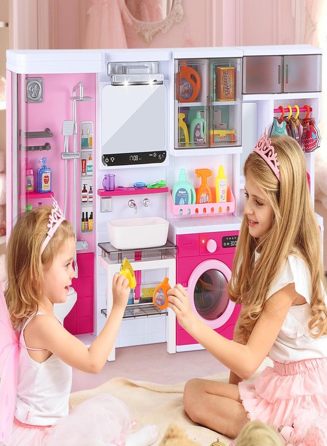 Mastom Bathroom Playset Pretend Role Play Toys - Image 4