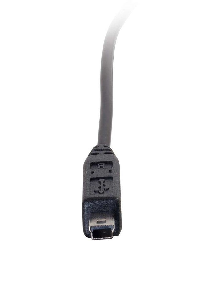 C2G كابل USB 2.0 USB-C إلى USB Mini-B بطول 12 قدم (3.7 م) - أسود - Image 5