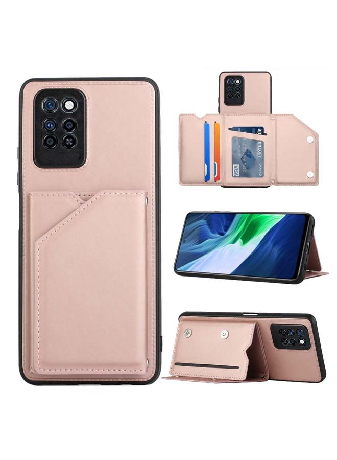 زبون جراب لهاتف Infinix Note 10 Pro مصنوع من الجلد PU + TPU + PC - Image 1