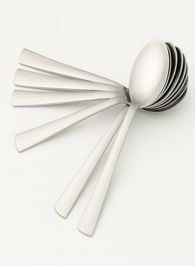 VishList Rasoiware Stainless Steel Tea Spoon Set | Pack of 6 | Durable & Food-Grade Cutlery - Image 1