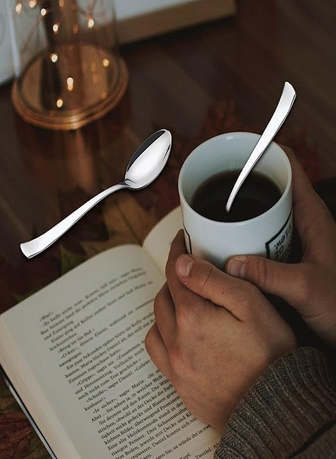 VishList Rasoiware Stainless Steel Tea Spoon Set | Pack of 6 | Durable & Food-Grade Cutlery - Image 2