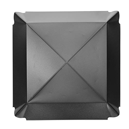 HY-C Draft King CBO12 Round Bolt On Black Galvanized Steel Single Flue Chimney Cap, 12" Diameter - Image 3