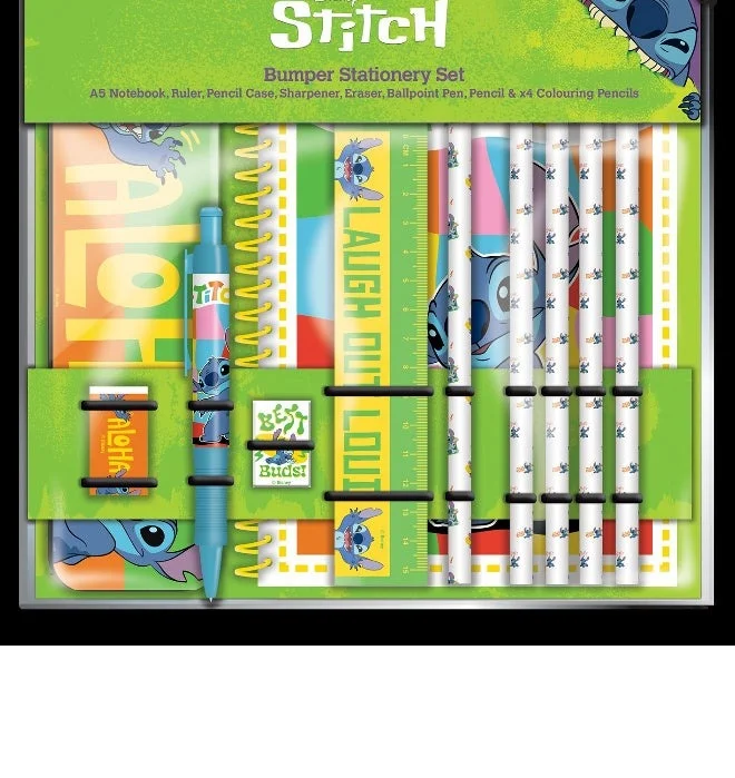 بيراميد طقم قرطاسية متعدد الألوان بتصميم مرح