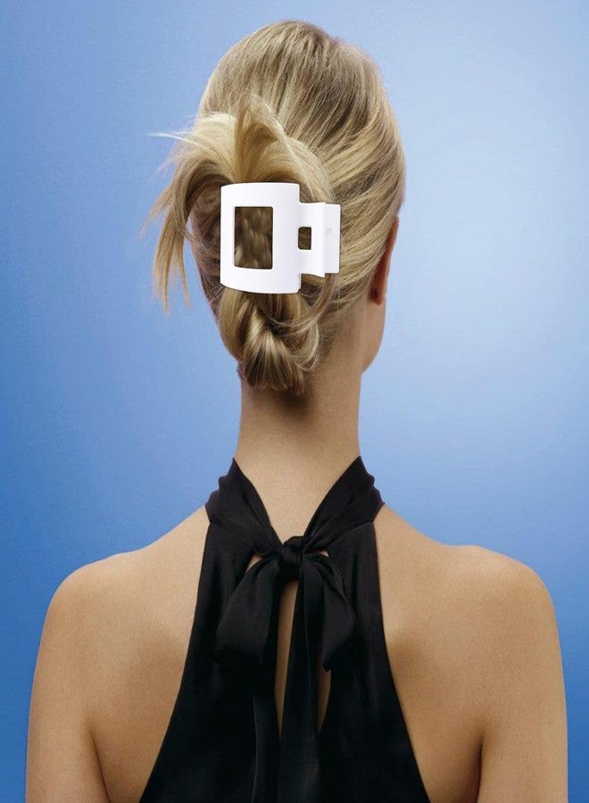 Velscrun Flat Hair Clips for Women Girls, Matte Lay Flat Claw Clips, Strong Hold Large Hair Clip for Thick or Thin Hair, French Duck Billed Hair Jaw Claw Clip, Non Slip Grip for Daily Styling Black - Image 5