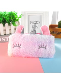 Large Capacity Unicorn Plush Pencil CasePlayful Playful